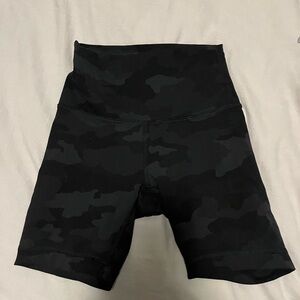 LuluLemon Camo Biker Shorts